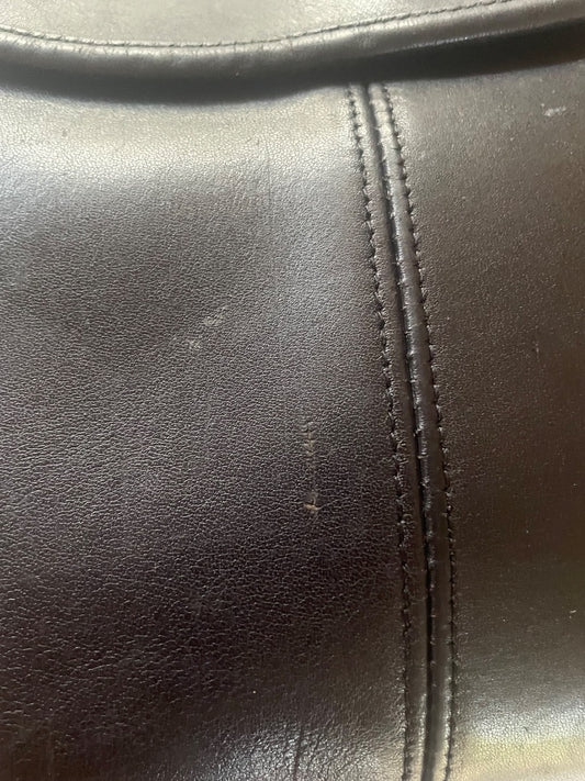 Vintage black Coach Ergo shopping bag with flap (as-is)