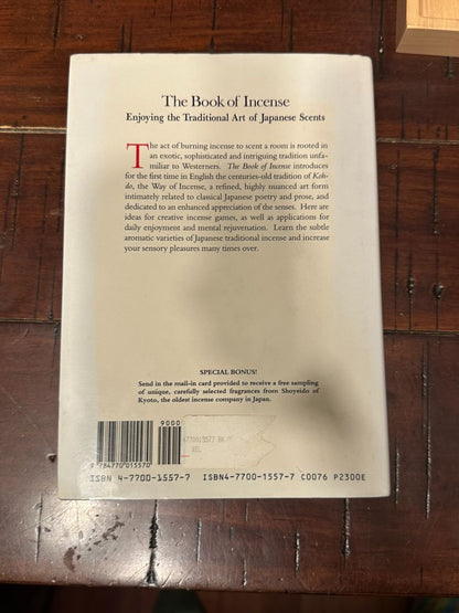 The Book of Inccense, 6 x 4 x 1