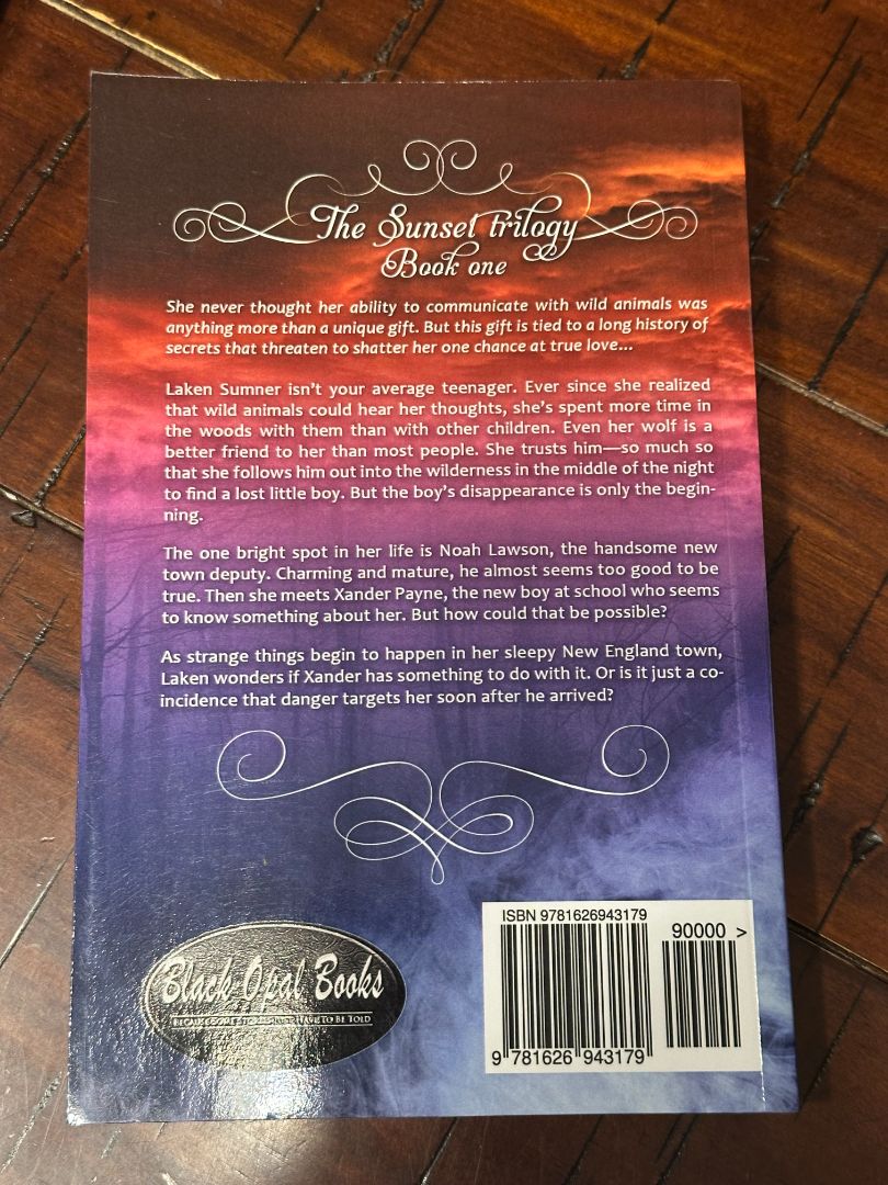 Paperback Shadows at Sunset - Book 1, 8 x 5 x 1
