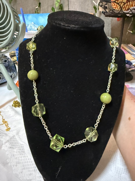 Green  Handmade Necklace