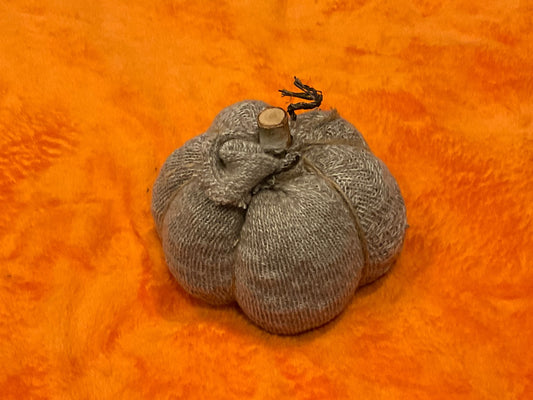 Burlap Handmade Rustic Burlap Pumpkin, Mini