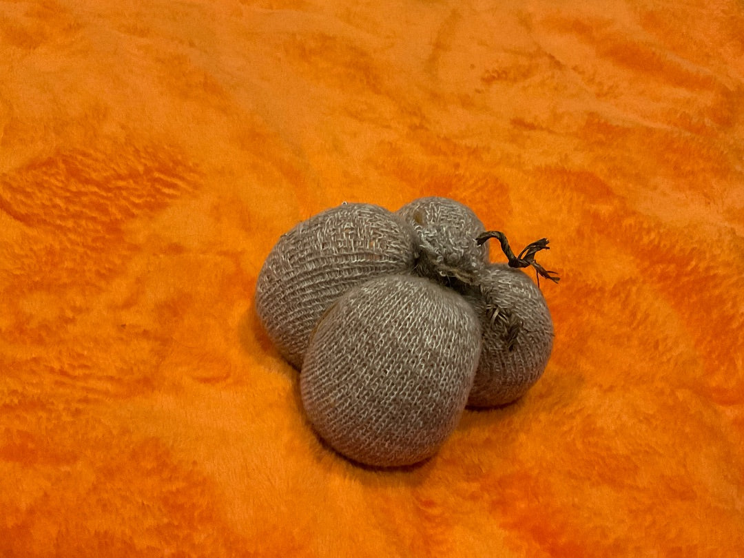 Burlap Handmade Rustic Burlap Pumpkin, Mini