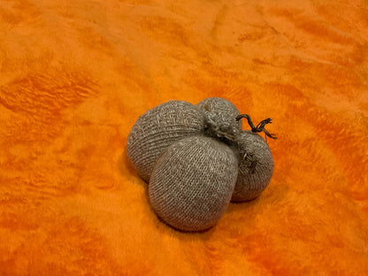 Burlap Handmade Rustic Burlap Pumpkin, Mini