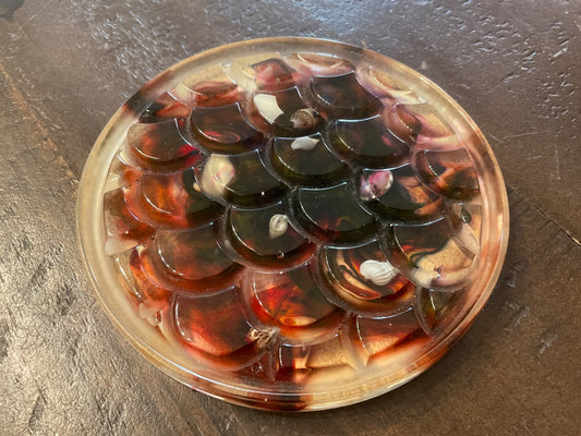 Multi Handmade Dark Mermaid Coasters (4-set)