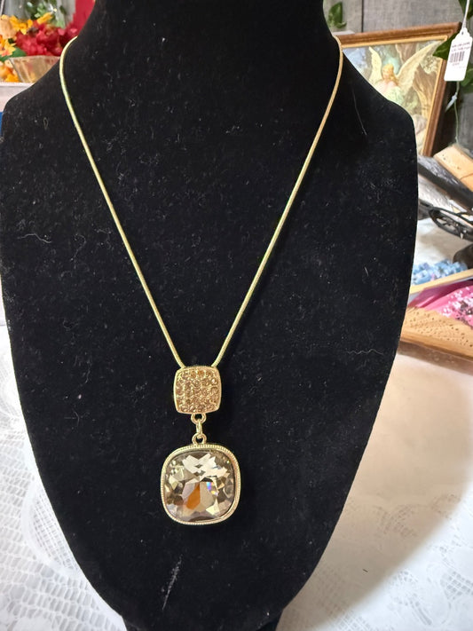Gold tone Monet Necklace