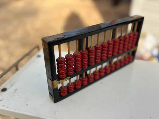 Vintage Lotus Flower Abacus