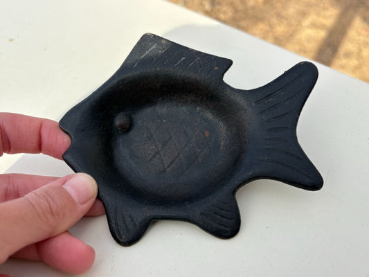 Cast iron style fish dish