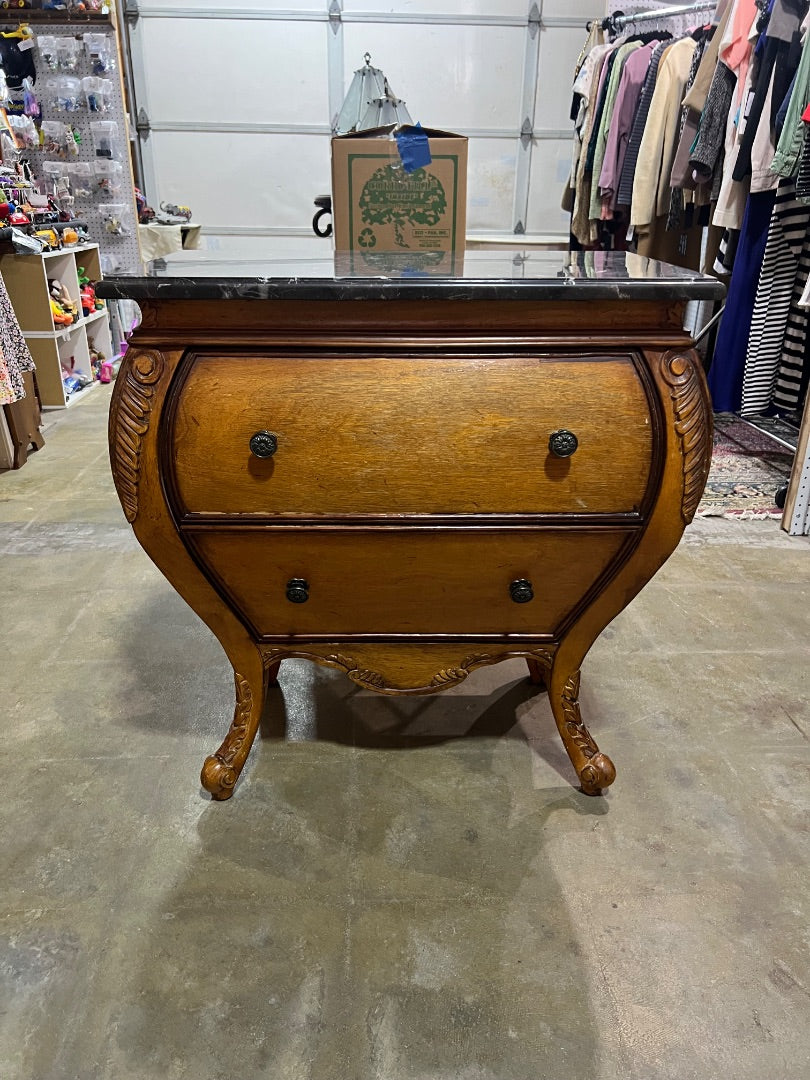 Bombay table with Marble top