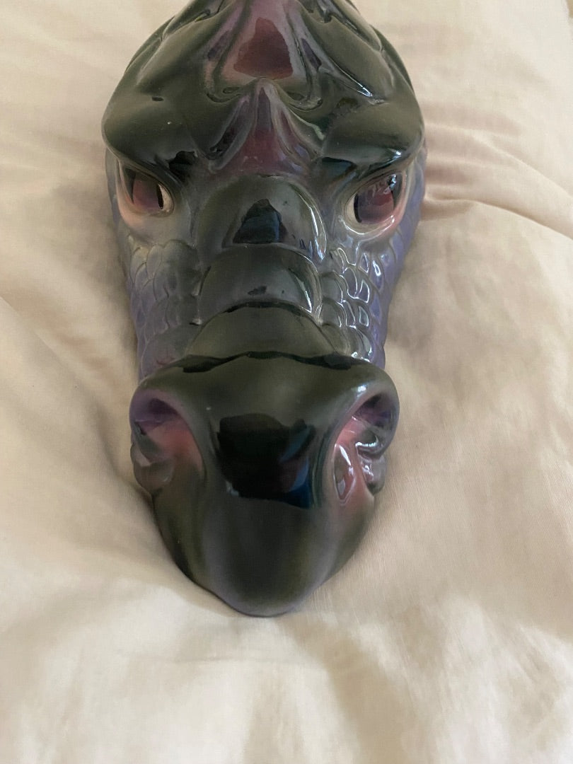 Multi unknown Whimsical Dragon Head, 7”