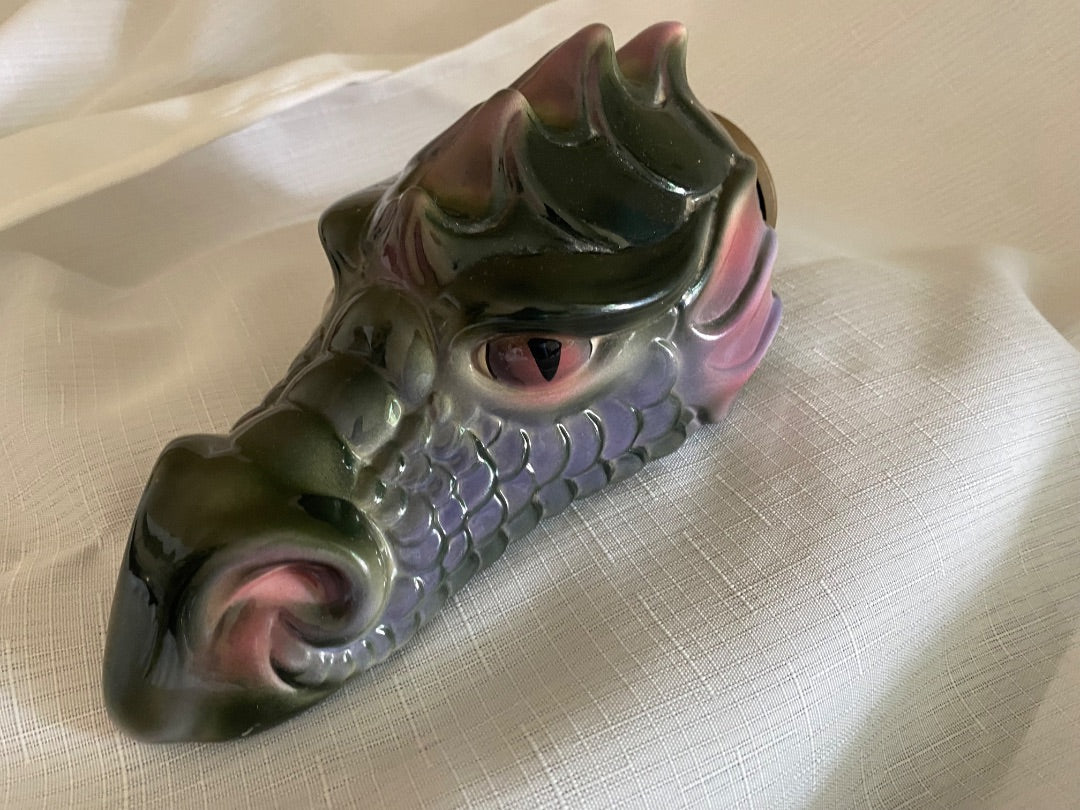 Multi unknown Whimsical Dragon Head, 7”