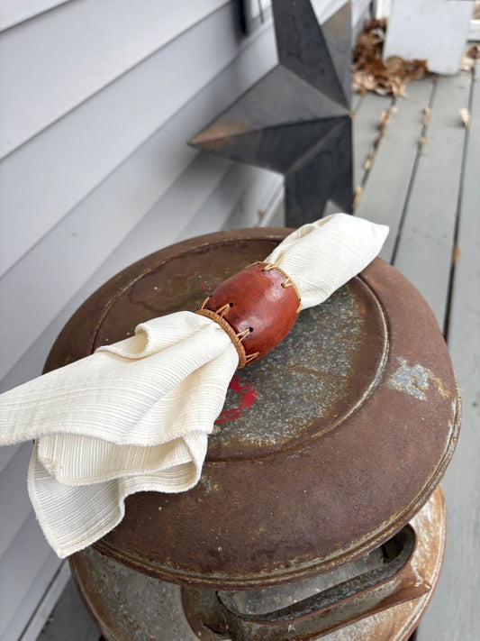 Set of 4 napkin + Ring set