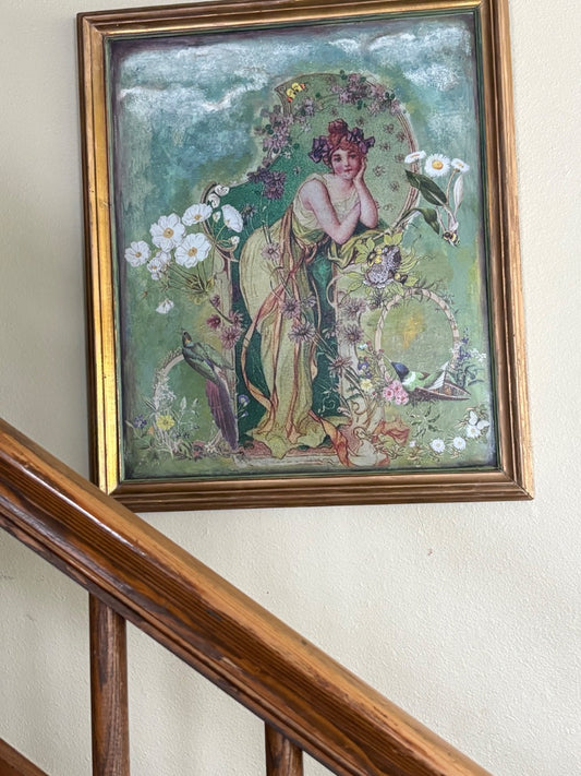 Multi colors  Framed art, 7”