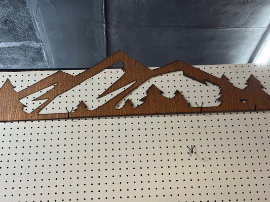 Mountain and Trees Art