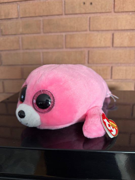 Pink Ty Beanie Boos Pierre the Pink Otter by Ty, 11” long