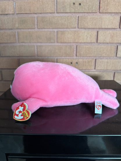 Pink Ty Beanie Boos Pierre the Pink Otter by Ty, 11” long