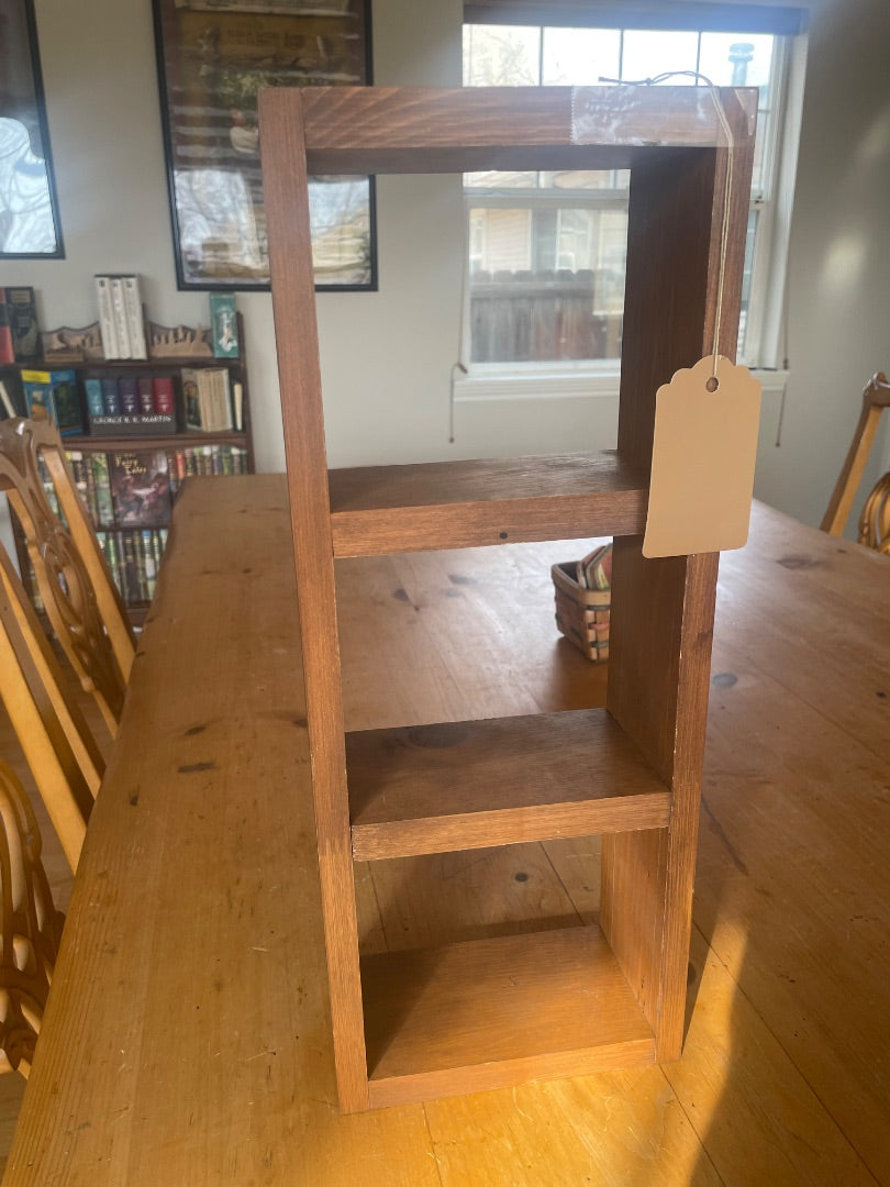 Vintage small wooden shelf
