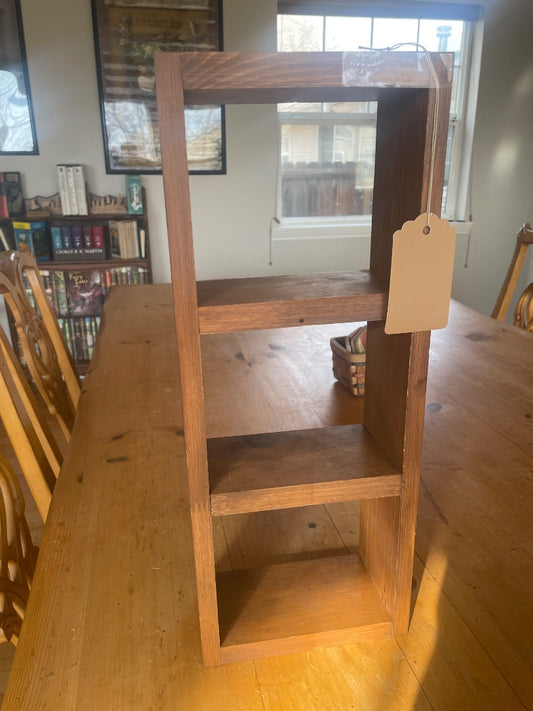 Vintage small wooden shelf