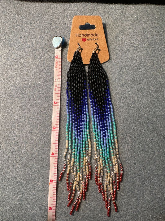 Multi Always Bead Grateful Seed Bead Earrings, Varies