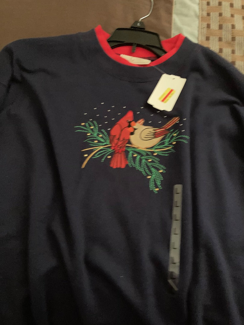 Sweatshirt Birds Lg