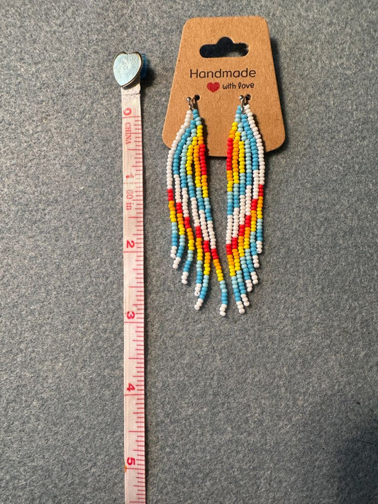 Multi Always Bead Grateful Seed Bead Earrings, Varies