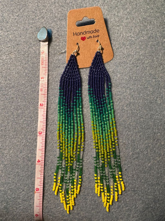 Multi Always Bead Grateful Seed Bead Earrings, Varies
