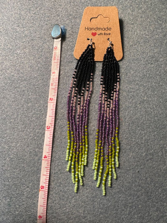 Multi Always Bead Grateful Seed Bead Earrings, Varies