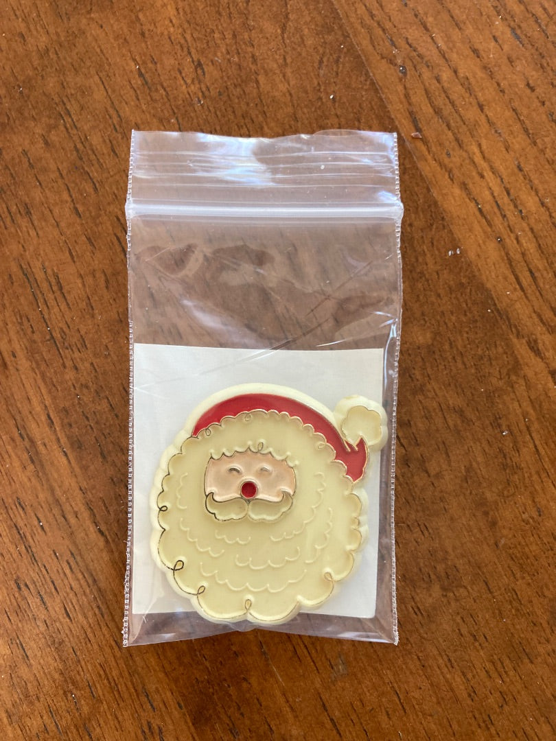 Hallmark pin Santa face