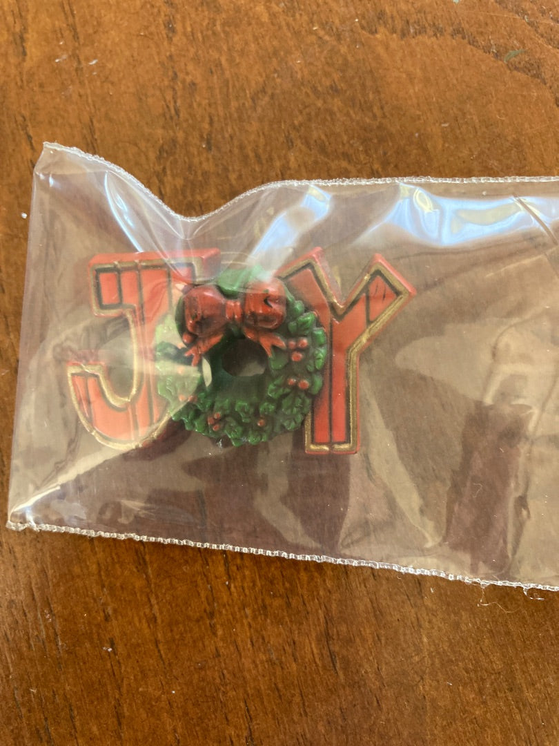 Hallmark pin Joy