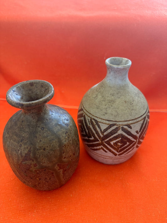 Ceramic Vases, 6” Tall
