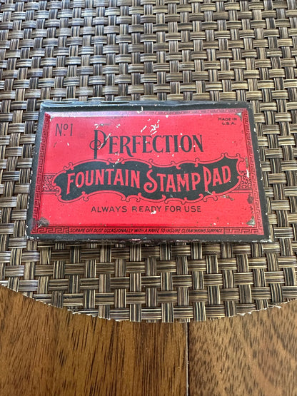 Perfection Vintage Ink Stamp Case