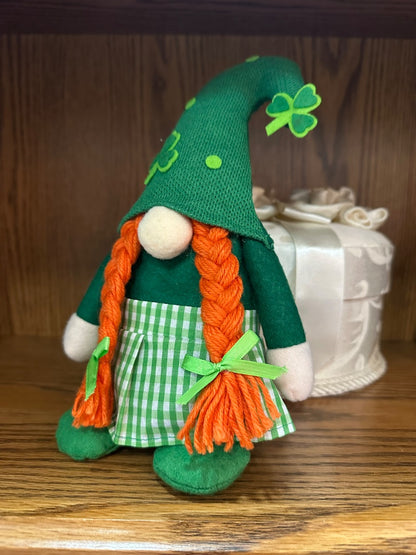 He and She St. Patrick’s Day Knomes, 5” tall