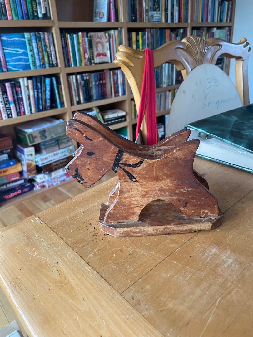 1930s dog napkin holder