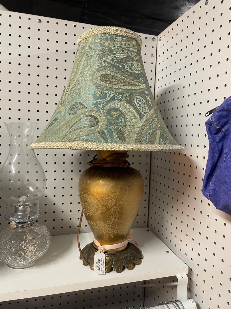 Vintage gold lamp