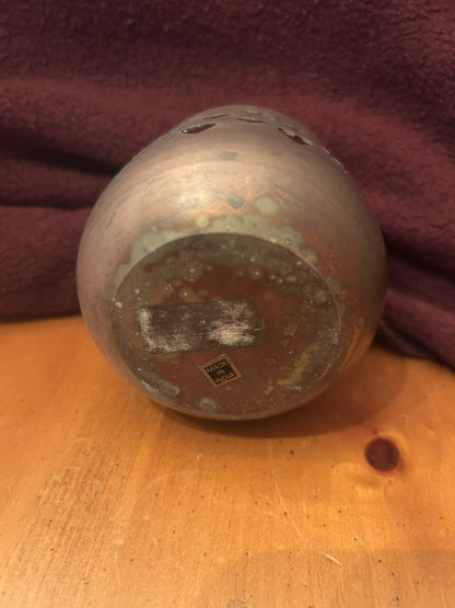 Brass Heart Votive Candle Holder