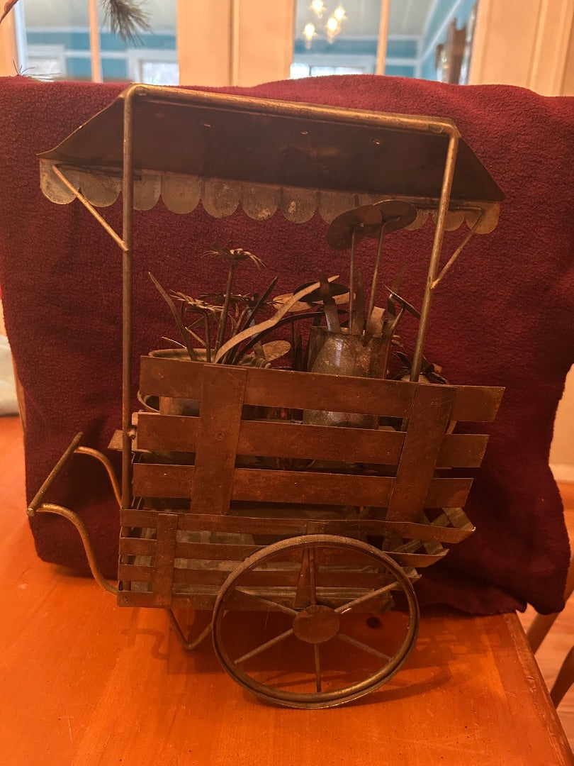 Vintage Flower Cart