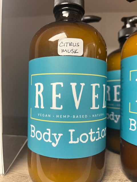 Brown/Blue Revel Soap Company Body Lotion - Citrus Musk, 3x3x8