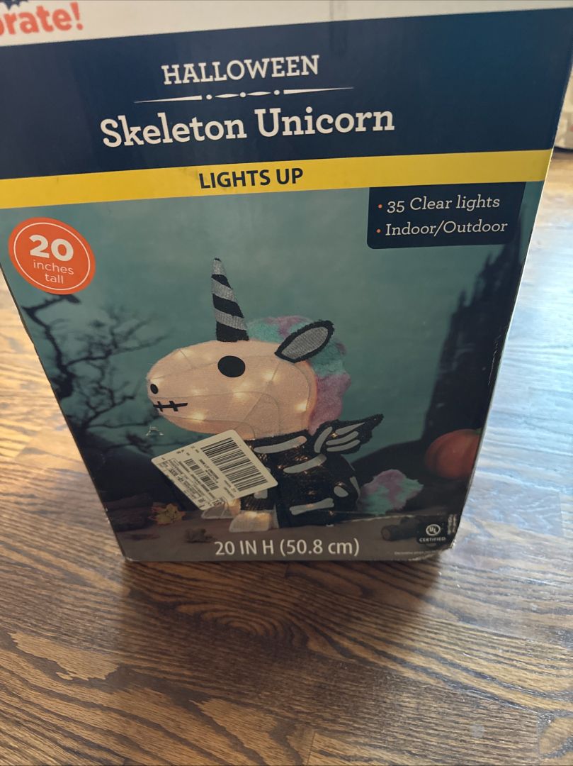 Unicorn Yard Halloween Display