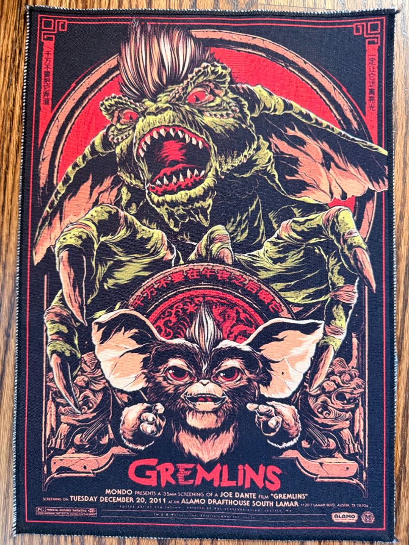 Gremlins Fabric Poster