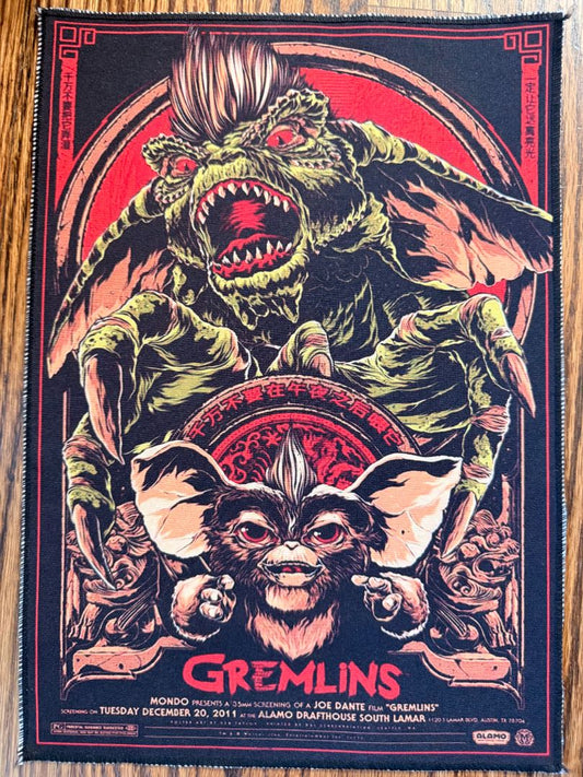Gremlins Fabric Poster