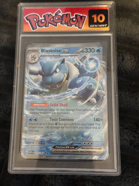 Blastoise - Pokemon 151 Grade 10, 6 x 4 x 1