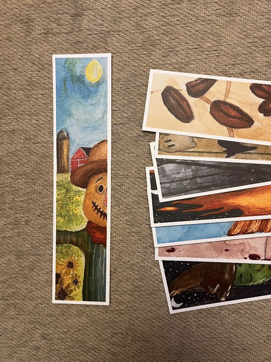 Multi Queer & Crafty Bookmark- Scarecrow, 2x8.5