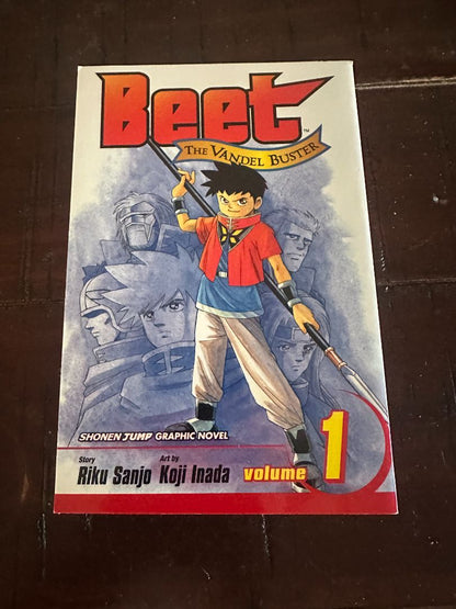 Beet the Vandel Buster Vol 1 Manga, 8 x 4 x 1