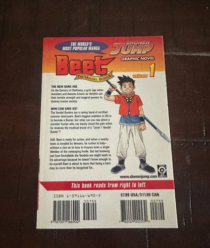 Beet the Vandel Buster Vol 1 Manga, 8 x 4 x 1