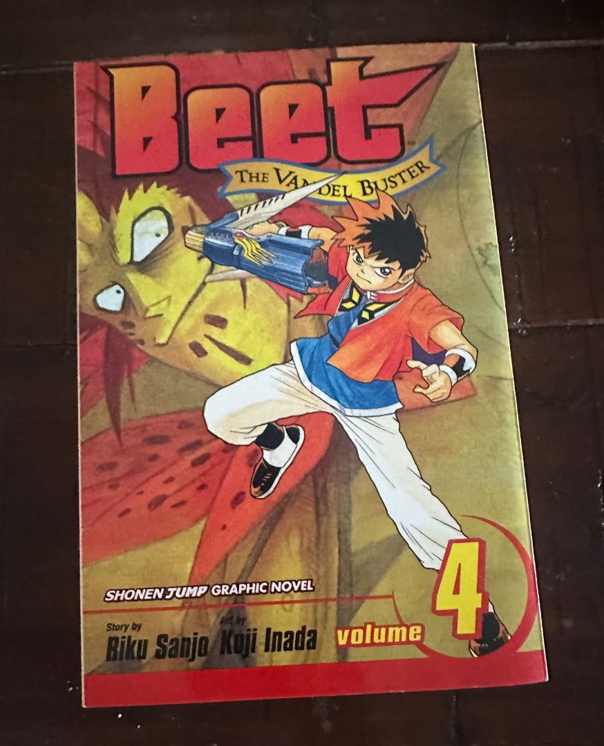 Beet the Vandel Buster Vol 4 Manga, 8 x 4 x 1