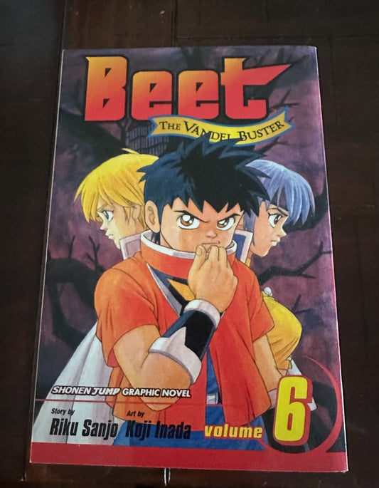 Beet the Vandel Buster Vol 6 Manga, 8 x 4 x 1