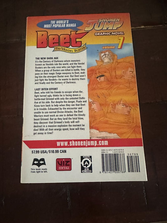 Paperback Beet the Vandel Buster Vol 7 Manga, 8 x 4 x 1