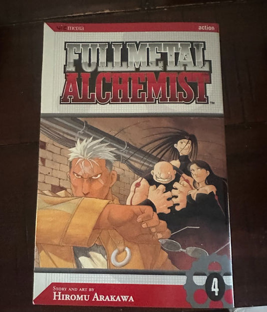 Full Metal Alchemist Vol 4 Manga, 8 x 4 x 1