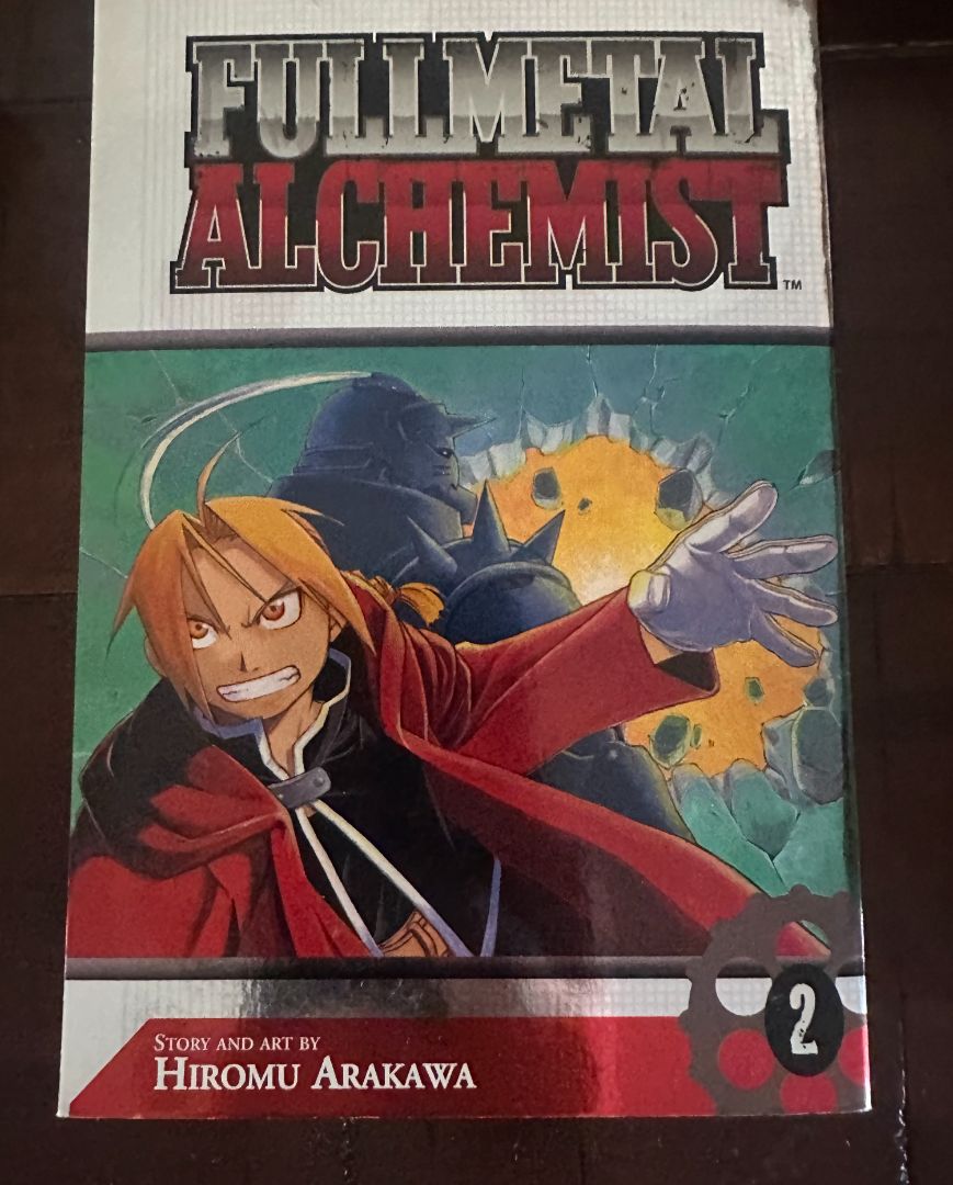 Full Metal Alchemist Vol 2 Manga, 8 x 4 x 1
