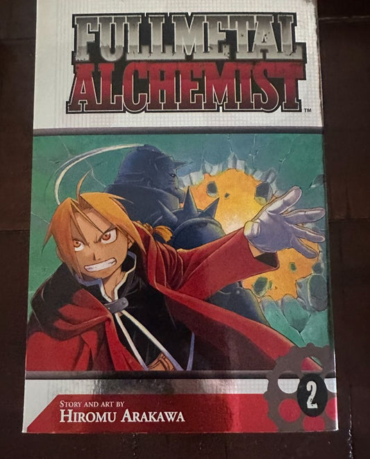 Full Metal Alchemist Vol 2 Manga, 8 x 4 x 1