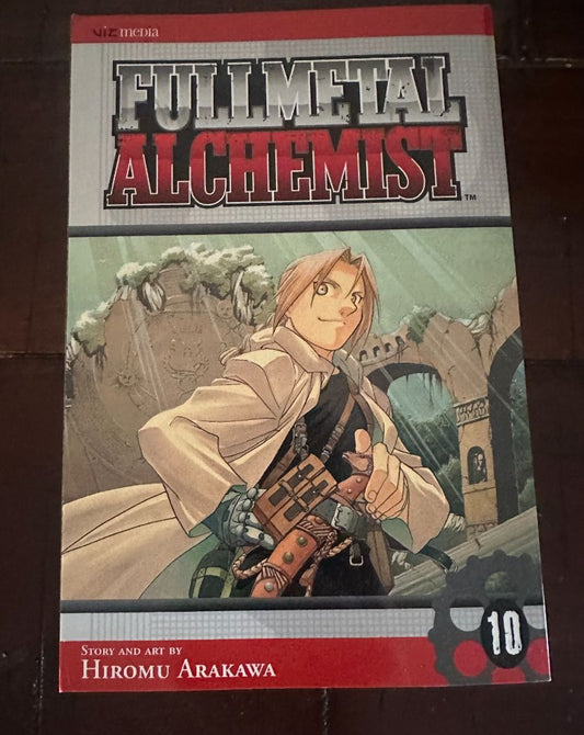 Full Metal Alchemist Vol 10 Manga, 8 x 4 x 1